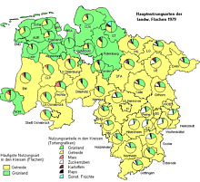 Niedersachsenkarte Anbau 1979