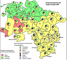 Niedersachsenkarte Anbau 1999
